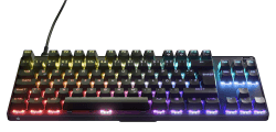 SteelSeries Apex 9 TKL - Mechanische Gaming-Tastatur - Optische Switches - 2-Punkt-Betätigung - Esports-Formfaktor ohne Tenkey - Hotswap- fähige Switches - Deutsches (QWERTZ) Layout Optische Schalter Kompakt (TKL) Deutsches Tastatur (QWERTZ)