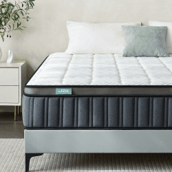 SZSL Matratze 90x200 cm 7-Zonen H4 H3 Höhe 26cm Federkernmatratze mit Öko-Tex Zertifiziert Orthopädische Taschenfederkernmatratze mit Schaumstoff 100 Nächte Probeschlafen Mittel Fest-26cm 90x200x26cm