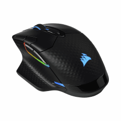 CORSAIR DARK CORE RGB PRO SE Wireless FPS/MOBA Gaming Maus Mit Qi Wireless Charging - 18.000 DPI - 8 Programmierbare Tasten - Sub-1ms - iCUE Kompatibel - PC, Mac, PS5, PS4, Xbox - Schwarz 18.000 DPI mit Kabellose Qi-Aufladung Single