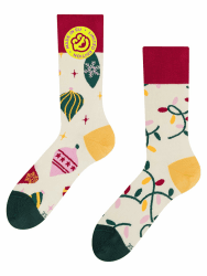 Dedoles Socken Unisex Damen Herren & Kinder Baumwolle viele lustige Designs Fussball Fahrrad Pferde Pflanzen Feuerwehr Geschenk links rechts verschieden 35-38 Weihnachtsdekoration