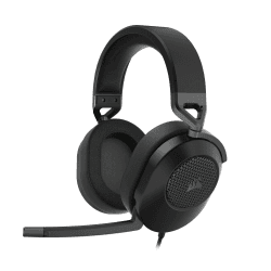 CORSAIR HS65 SURROUND Multiplattform Kabelgebundenes Gaming-Headset - Dolby 7.1 Surround Sound - SonarWorks SoundID - iCUE-Kompatibel - PC, Mac, PS5, PS4, Xbox, Nintendo Switch, Mobile - Carbon SURROUND Kohlenstoff