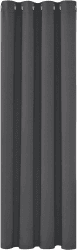 Deconovo Vorhang Verdunkelung Blickdicht Gardinen Wohnzimmer Lärmschutz Thermogardine mit Ösen Schlafzimmer Dicke Thermogardine Kälteschutz warm, 214x132 cm(HöhexBreite), Dunkelgrau, 1 Stück H214 x B132 cm (1er Pack) Dunkelgrau