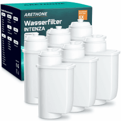 ARETHONE Wasserfilter für Siemens EQ Series, EQ3/EQ6/EQ9, EQ500, S700, Wasserfilter Kaffeevollautomat für Bosch Vero, TZ70003/TCZ7003/467873, Siemens 3200, Neff C77V60 Series (6 Stück (1er Pack)) 6 Stück(1er Pack)