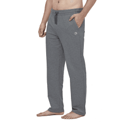 HMIYA Herren Jogginghose Baumwolle Sweathose Lange Atmungsaktiv Sporthose Yogahose Klassische Trainingshose mit Taschen 5XL Anthrazit
