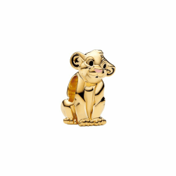 Feitery Compatible with Charms Pandora Armband Tiere Charm Herz Anhänger Meerestiere Goldener Löwe