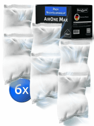 BonAura® AirOne Max Luftentfeuchter Nachfüllpack I 6er Set 980g Luftentfeuchter Granulat I Entfeuchter Nachfüllpack für Keller I Schutz gegen Schimmel & Gerüche 6 X Granulat Nachfüllpack