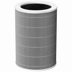 Ersatzfilter kompatibel mit Xiaomi Mi Luftreiniger 2, 2H, 2S, 3, 3H, Pro (Hohe Effizienz H13 Grade True HEPA-Filter und Aktivkohlefilter) Grau