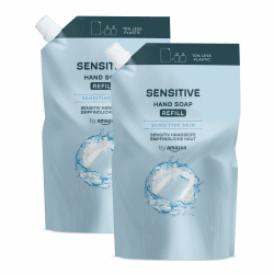 by Amazon Sensitive Handseife Nachfüllpack, 2 x 1000 ml Sensitiv 1 l (2er Pack)