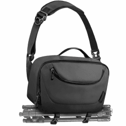 TAAOKA DSLR Kameratasche,SLR Fototasche,Kameratasche zum Umhängen, wasserdichte Kameratasche mit Stativhalterung, Umhängetasche für Fotografen(Schwarz) 1schwarz