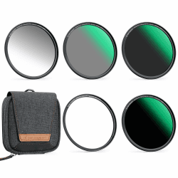 K&F Concept Magnetic Filter Set Nano X-Serie 77mm Magnetisches Schnellwechsel System Quick Swap System GND8,ND8,ND64,ND1000 mit Magnetischer Adapterring und Filtertasche