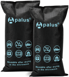 Apalus Luftentfeuchter Auto Wiederverwendbar, Entfeuchter-Kissen für Beschlagene Autoscheiben, Auto-Winter-Zubehör für Wohnmobile, Garage, Wohnung, Bad, Schrank, 1x Antirutschmatte, 2x1kg 1KG x 2