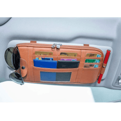 Da by sonnenblenden Organizer，sonnenblenden Organizer，Car Sun Visor Organizer,Auto Sonnenblende Organizer，car Sun Visor Organizer，Brown Brown Brown