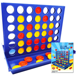 Pup Go 4 Gewinnt Battle, Vier Gewinnt Groß - 6 Ersatzchips enthalten, Vier Gewinnt Action, Spiel für Kinder 3+ 4 5 6 Jahren (Groß)