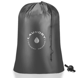 Romon Wäschesack Reise Schmutzwäsche Wäschesammler mit Kordelverschluss, Faltbarer Wäschesack für Heim und Wohnheimcamp-Reise - Grau 60 * 85cm Grey