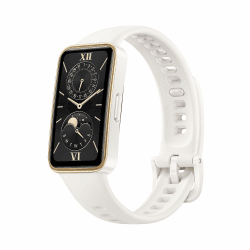 HUAWEI Band 9, Bluetooth, iOS & Android, bis zu 14 Tage Akkulaufzeit, Comfortable Wear, TruSleep 4.0, wissenschaftliches Schlaftracking, 100 Training Modes，smartband，Weiß Fluorelastomer Strap Band 9 Dawn White