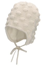 Sterntaler Mädchen GOTS Strickmütze Wösri Lankachen Mütze 43 ecru