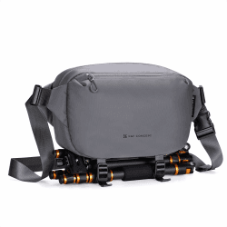 K&F Concept Kamera-Rucksack, Schultertasche, quadratische Tasche, Taschen für Fotografen, Kamera-Rechteck-Hülle, kompatibel mit Canon/Nikon/Sony/DJI Mavic Drohnen-Rucksack (DunkelGrau)