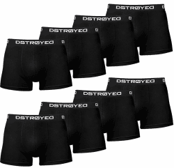 DSTROYED ® Boxershorts Herren 10-er / 12-er / 15-er / 8-er Pack S-5XL Unterhosen Männer Unterwäsche Men 317b 8er Set Schwarz XL
