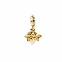 Feitery Compatible with Charms Pandora Armband Tiere Charm Herz Anhänger Meerestiere Goldenes Glühwürmchen