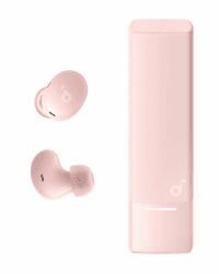 soundcore A30i von Anker, Kabellose Kopfhörer, Smartes Noise Cancelling, Ultra-Geräuschunterdrückung, Edles Lippenstift-Design, Leicht und bequem, Klarer Sound, 15h mit ANC, IP54, Bluetooth 5.4 Rosa