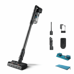 PHILIPS kabelloser Akku-Staubsauger Aqua 7000 Serie, Digitaler Motor, PowerCyclone 12, Mit LED-Leuchten, Aufsteckbares Aqua-Modul, bis zu 80 Minuten Laufzeit, mit 2 Zubehörteilen, Blau (XC7053/01) Saugen & Wischen 80 Min Laufzeit, Aqua