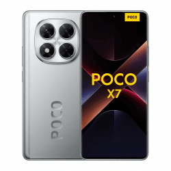 Xiaomi Poco X7 Smartphone, 8+256GB, Silber, 50MP Hauptkamera mit OIS, 5110mAh Akku, IP68 (Ladegerät Nicht enthalten) POCO X7 8+256GB Silver