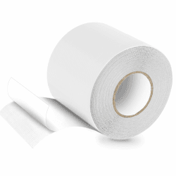 HONGTAISHENG PVC Planenband, Reparaturklebeband für Gewebeplanen, Planenflicken, 10M*8CM, für LKW abdeckplane, Markise, Zelt, Weiß Länge 10M, Breite 8cm Weiß, PVC