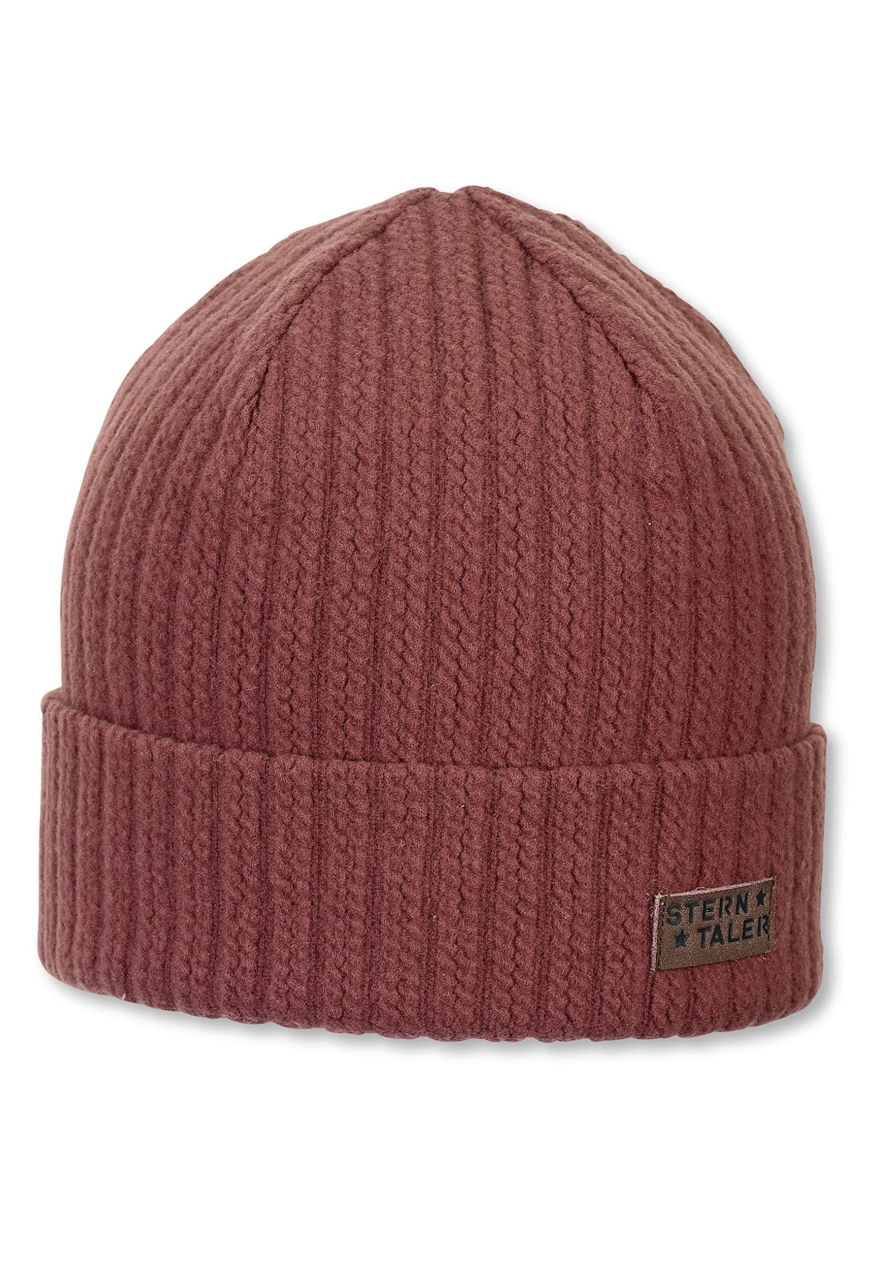 Sterntaler Unisex Kinder Strickmütze Baby Beanie Mütze Strick gefüttert 51 hellbraun