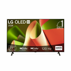 LG OLED77B4ELA TV 195 cm (77 Zoll) OLED Fernseher (α8 4K AI-Prozessor, webOS 24, Dolby Vision, bis zu 120Hz) [Modelljahr 2024] 77 Zoll B4E