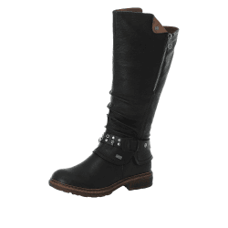 Rieker Damen 94789 Kniehohe Stiefel 41 EU Schwarz