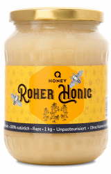 Reiner Roher Rapshonig 100% Natürlich, Ungefiltert, Unbeheizt, Nicht Pasteurisiert 1 kg 4. Rapshonig