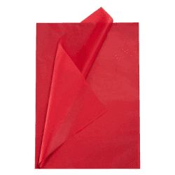 Geschenkpapier Seidenpapier Rote- Papier zum verpacken Rote 50x70 cm, Decoupage seidenpapier Rote 50 Blatt