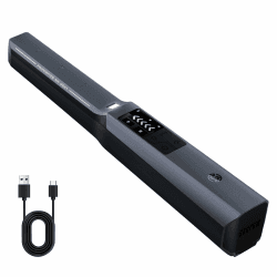 SUNPOW Pinpointer Metalldetektor Profi Exklusiv für Erwachsene,800MAH Wiederaufladbare Lithium Batterie, Voll IP68 Wasserdicht, Upgraded Chip & LCD Bildschirm, 4 Modi, 3 Licht mit SOS Schwarz Dunkelblau