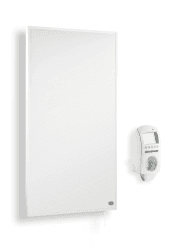 Könighaus Infrarot Wandheizung - 800 Watt inkl. Thermostat - Infrarotheizung mit TÜV SÜD & 5 Jahren Garantie - Doppelter Überhitzungsschutz - Heizt Räume von bis zu 21 m² - Sofort einsatzbereit 800W mit Thermostat