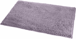 Amazon Basics - Badteppich, Hochflor, rutschfest, Mikrofaser, Badezimmer, 53 x 87 cm, Lavendel