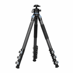 SlRUl L-324F Carbon Stativ Reisestativ Kamera mit KS-40 Low Gravity Kugelkopf, Ultraleicht, Kompakt, Schnellverriegelung, für Landschaftsfotografie, Max. Belastung 25kg L-324F+KS-40