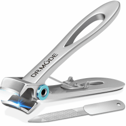 Nagelknipser Fußnägel - DRMODE 16mm Wide Kieferöffnung Nagelzwicker Nail clipper für dicke Nägel,Edelstahl Groß Fußnagelzange Zehennagelknipser Nagelzangen für Senioren Männer 1 Stück (1er Pack)