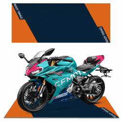 QYSaiXuan Motorradteppich Waschbar Fahrradteppich rutschfest Gummimatte für Motorrad, Fahrrad, Garage 200 x 80cm Premium Öl Auffangmatte Style-10 80 x 200 cm