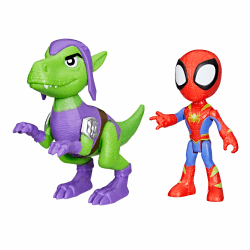 Marvel Spidey und Seine Super-Freunde Dino-Webs, Spidey und Kobold-Raptor Action-Figurenset Raptor Spidey