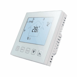 KETOTEK Smart Thermostat Fussbodenheizung Elektrisch WiFi 16A Kompatibel mit Alexa, Digital Raumthermostat Fußbodenheizung WLAN APP Steuerung mit fühler Weiß 16A Fussbodenheizung Elektrisch Weiß
