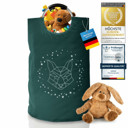 Dimono® Flaschensammler Pfandflaschen-Sammler; Recycling Pfandbehälter, Flaschenkorb & Spielzeugtaschen; Leergut-Korb, Spielzeugbeutel & Wäschekorb, Faltbarer Haushalts-Organizer uvm. (Spielzeug)