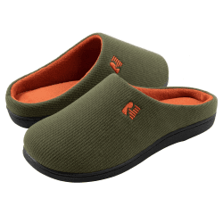 RockDove Herren Original Zweifarbige Hausschuhe mit Rückstellschaum 48 EU Zweifarbig