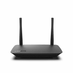 Linksys E2500V4 Dual-Band WiFi 4-WLAN-Router (N600) – Router zum drahtlosen Gamen und Streamen mit 4 Gigabit-Ethernet-Ports, Datenraten von bis zu 600 Mbit/s und Kinderschutzfunktionen