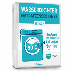 Twinzen - Matratzenschoner 80x160 cm - Wasserdicht und Atmungsaktiver Schutz - Matratzenschutz 80 x 160 cm