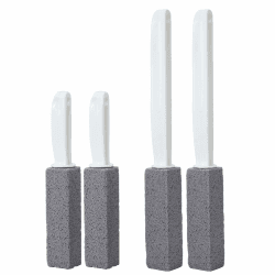 HO2NLE 4 Stück Bimsstein Reinigungsstein mit Griff, Bimsstein Toilettenreiniger Bimsstein Toilette Cleaning Block Reinigungsstein Toilette für Reinigung Geeignet Toilette Küche Dusche Bad Pool 2pc Langer Griff + 2pc Kurzer Griff
