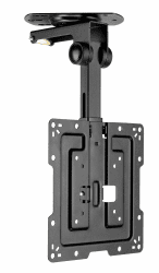 RICOO Monitor und TV Deckenhalterung für Fernseher 19-43 Zoll, Klappbar, Schwenkbar Höhenverstellbar, Universal TV Halter Decke D0422, Fernsehhalterung Decke bis 20 kg mit max. VESA 200x200 mm Schwenkbar 19"-43" D0422
