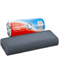 Orthopädisches Nacken-Kissen 40x80 HADAR QuickDry | Höhenverstellbar | Memory-Foam gegen Nackenschmerzen | Schnell trocknender Bezug | Für Seitenschläfer & Rückenschläfer | Passt in 40x80 Bezug Anthrazit Klassisch