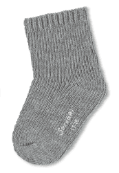 Sterntaler Unisex Socken Wolle 34 Silber Melange