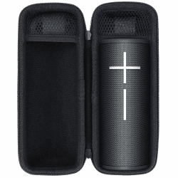 Lebakort Hart Tasche Hülle Etui für Ultimate Ears Boom 4 /Boom 3 wasserdichter Bluetooth-Lautsprecher (Schwarz)