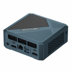 BOSGAME P5 Mini-PC, AMD Ryzen 5 6600H Prozessor (bis zu 4,5 GHz), Windows 11 Pro Mini-Computer, 24 GB DDR5 RAM 512 GB PCIe3.0 SSD, Mini-Gaming-Desktop-PC 6600H 24G+512G